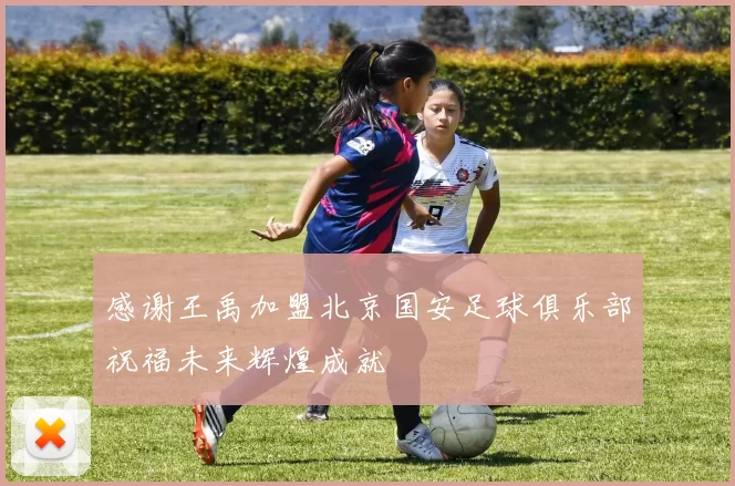 感谢王禹加盟北京国安足球俱乐部祝福未来辉煌成就